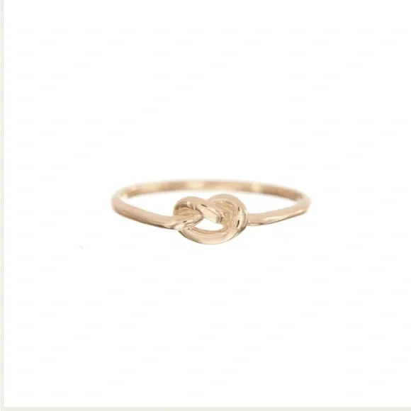 Ariel Gordon 14k yellow gold love knot ring - Picture 1 of 2